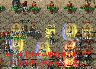今天新开传奇私服有哪些职业推荐?如何快速升级与获取装备? 今天新开传奇私服有哪些职业推荐?如何快速升级与获取装备?