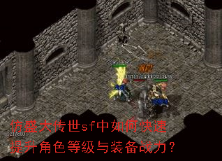 仿盛大传世sf中如何快速提升角色等级与装备战力? 仿盛大传世sf中如何快速提升角色等级与装备战力?